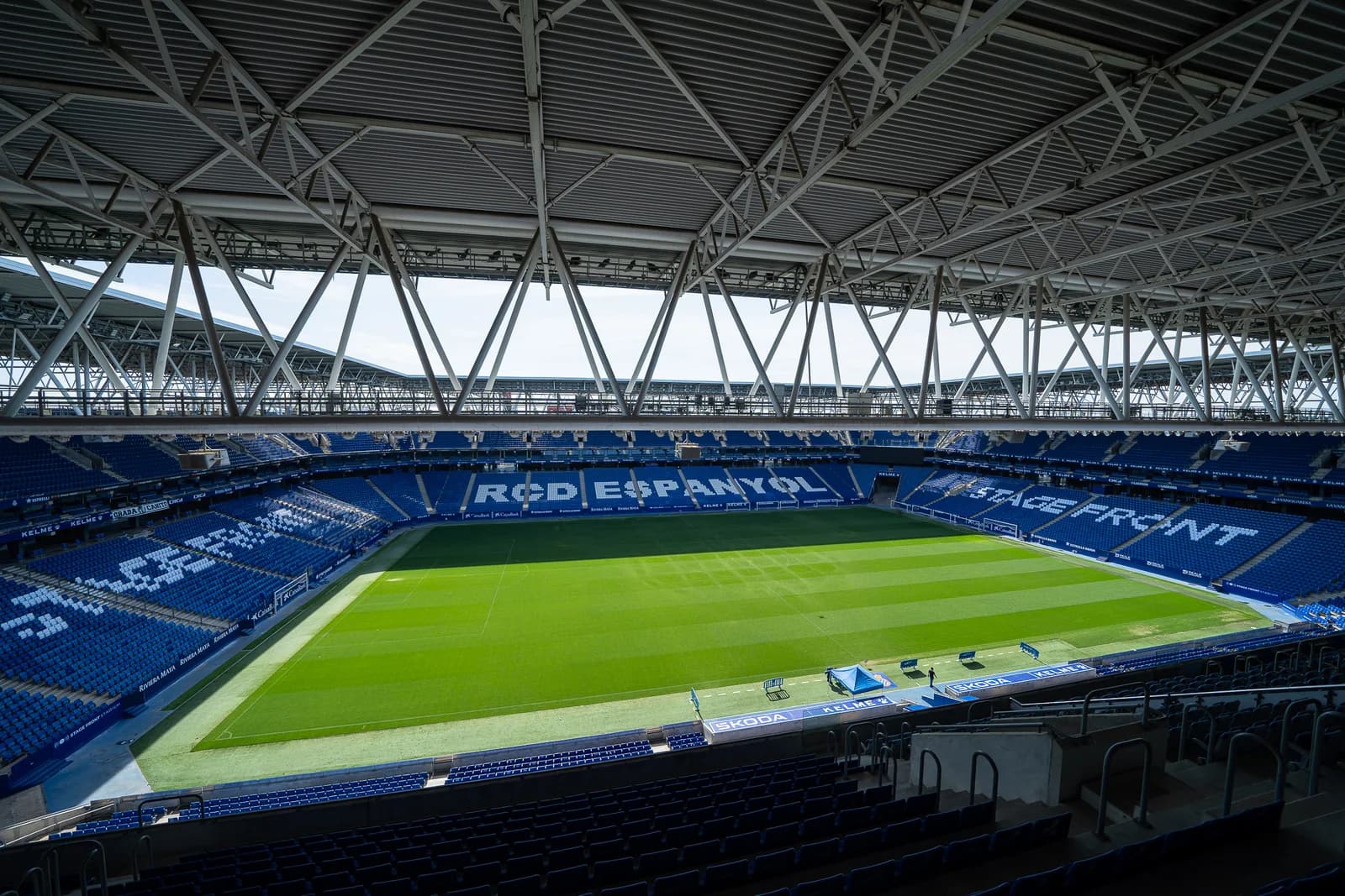 Stage presentation at RCDE Stadium during the Cool Pericos activation